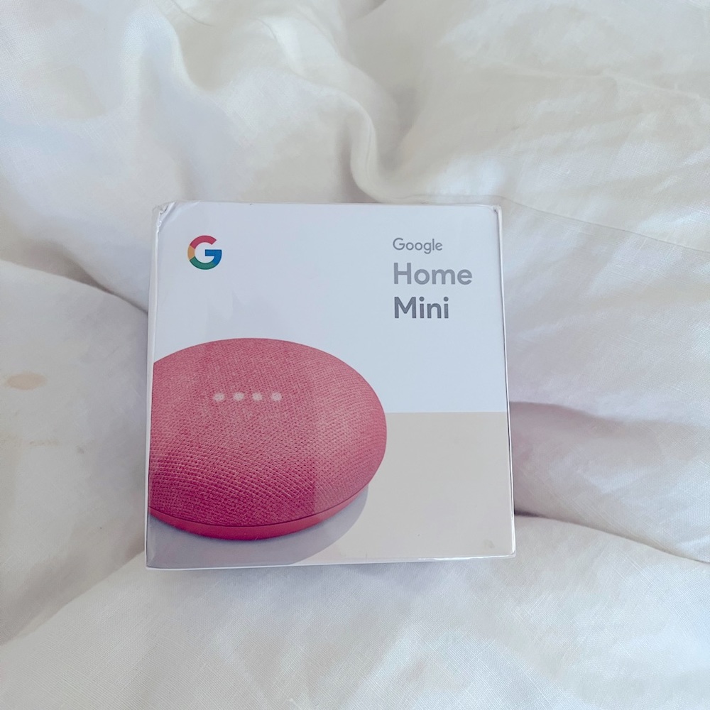 Pink Google Mini Home